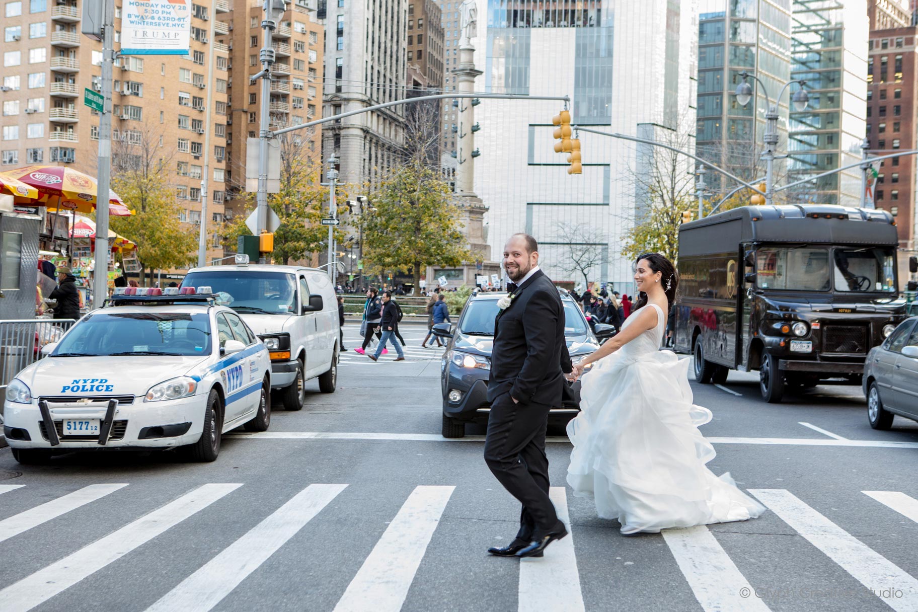 just-married-on-the-bridge